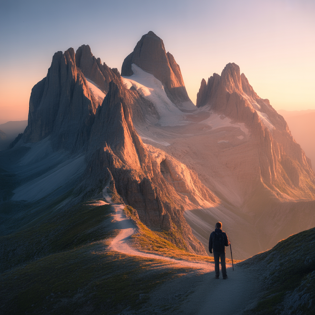 Paysage montagneux inspirant